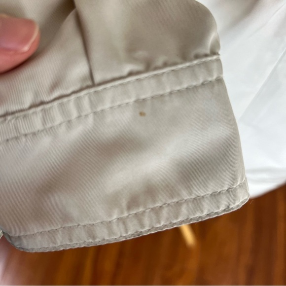 MaxMara Weekend Cream Cargo Jacket with Hood Coat Size US 4 - Picture 8 of 11